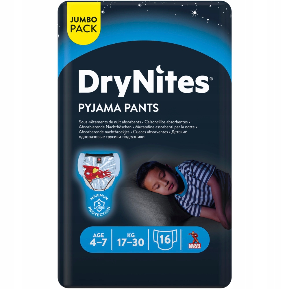 Pieluszki Huggies Boys Rozmiar 6 64 szt.