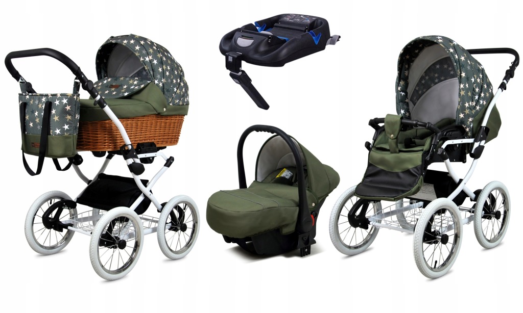 BabyLux Wózek 4w1 dziecięcy spacerówka Classic
