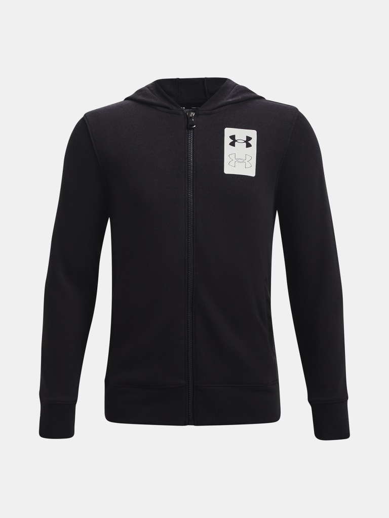 Under Armour bluza dziecięca bawełna czarny rozmiar M