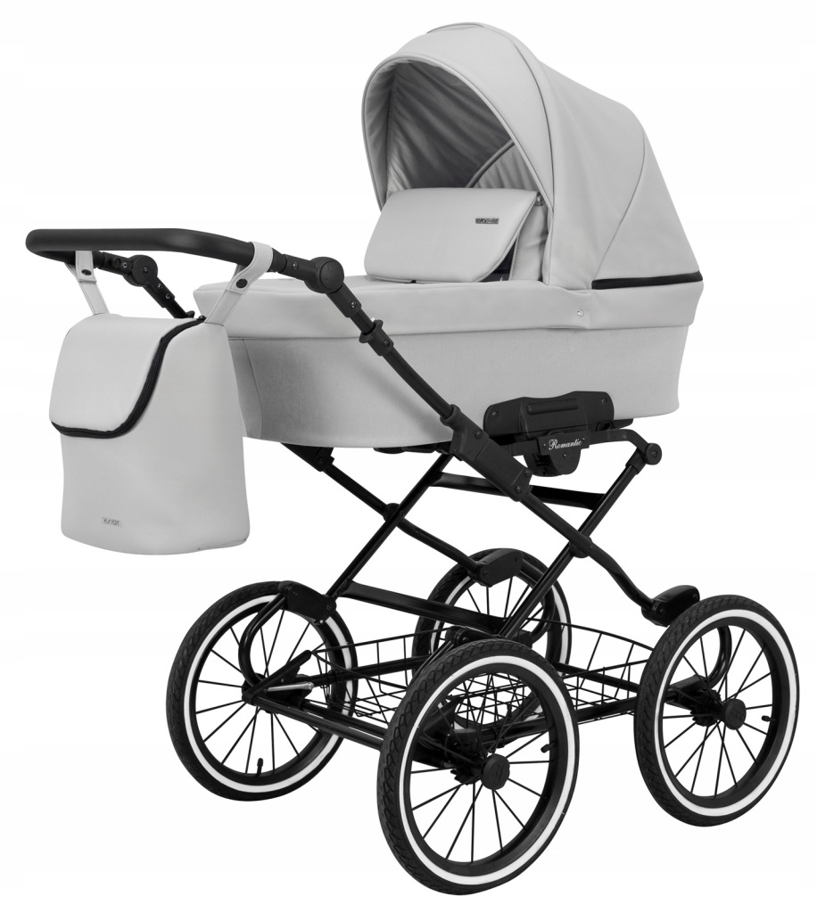 Romantic KUNERT wózek dziecięcy 4w1 09 Popiel ECO | Avionaut COSMO + baza
