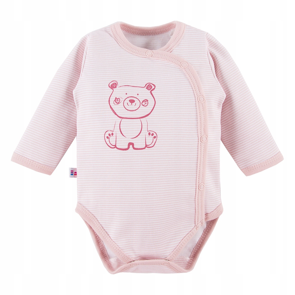 Eevi: Body Big Bear Dł Roz Paski Róż r. 56