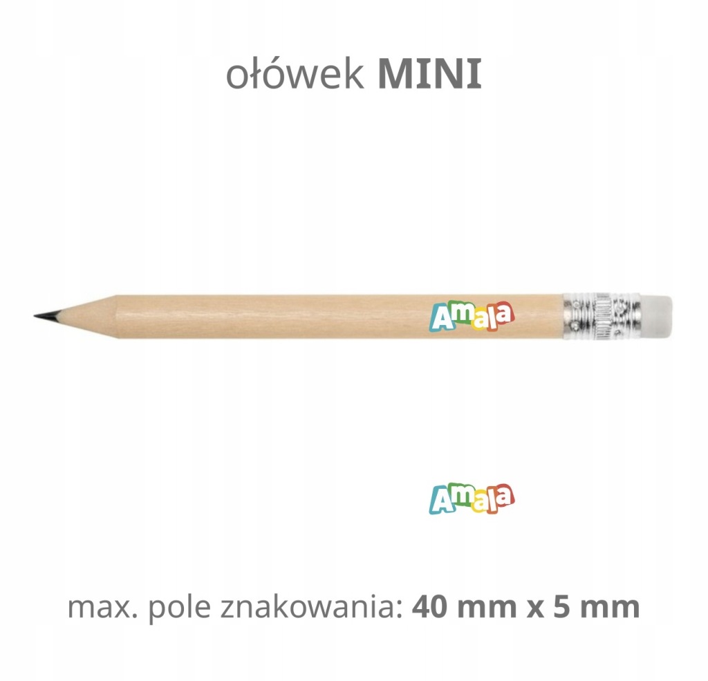 MINI OŁÓWEK NATURALNY 1 szt