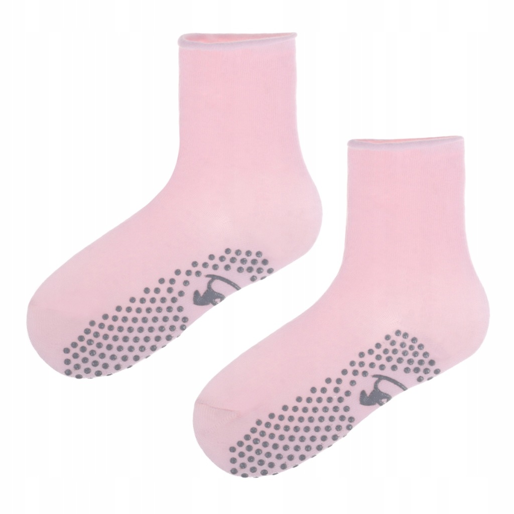 Skarpetki Emel SFA 100-20 różowe frotte antypoślizgowe ABS r.23 26