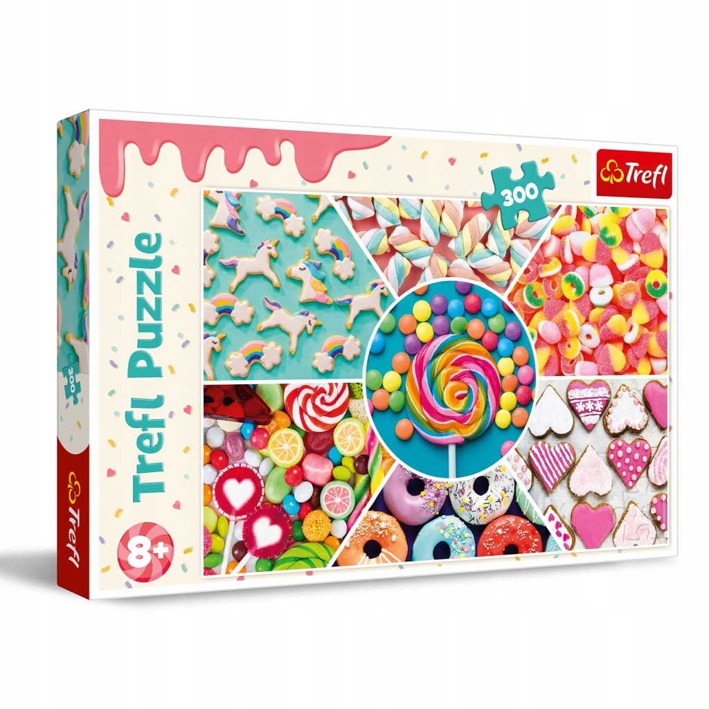 TREFL Puzzle Słodycze 300 Elementów Dla Dzieci Od 8 Lat