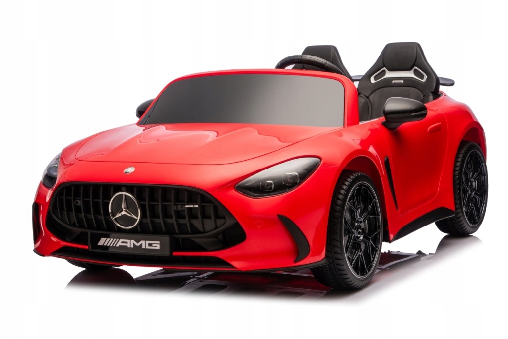 Samochód Mercedes-Benz OE czerwony