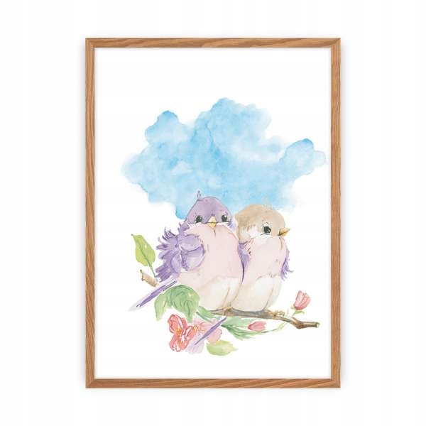 Yellow Tipi Obrazek Forest Story Birds