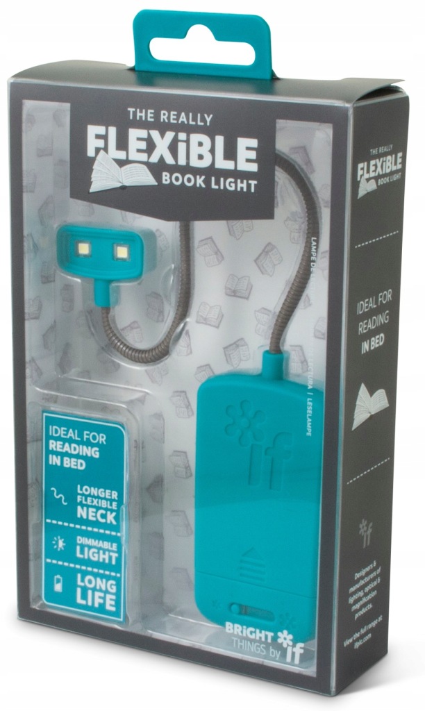 Flexible Book Light Lampka do książki turkusowa