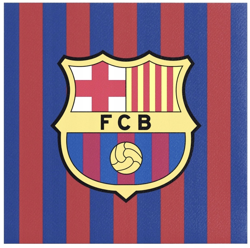 Serwetki jednorazowe urodzinowe FC BARCELONA BARCA 16,5 cm 20 szt