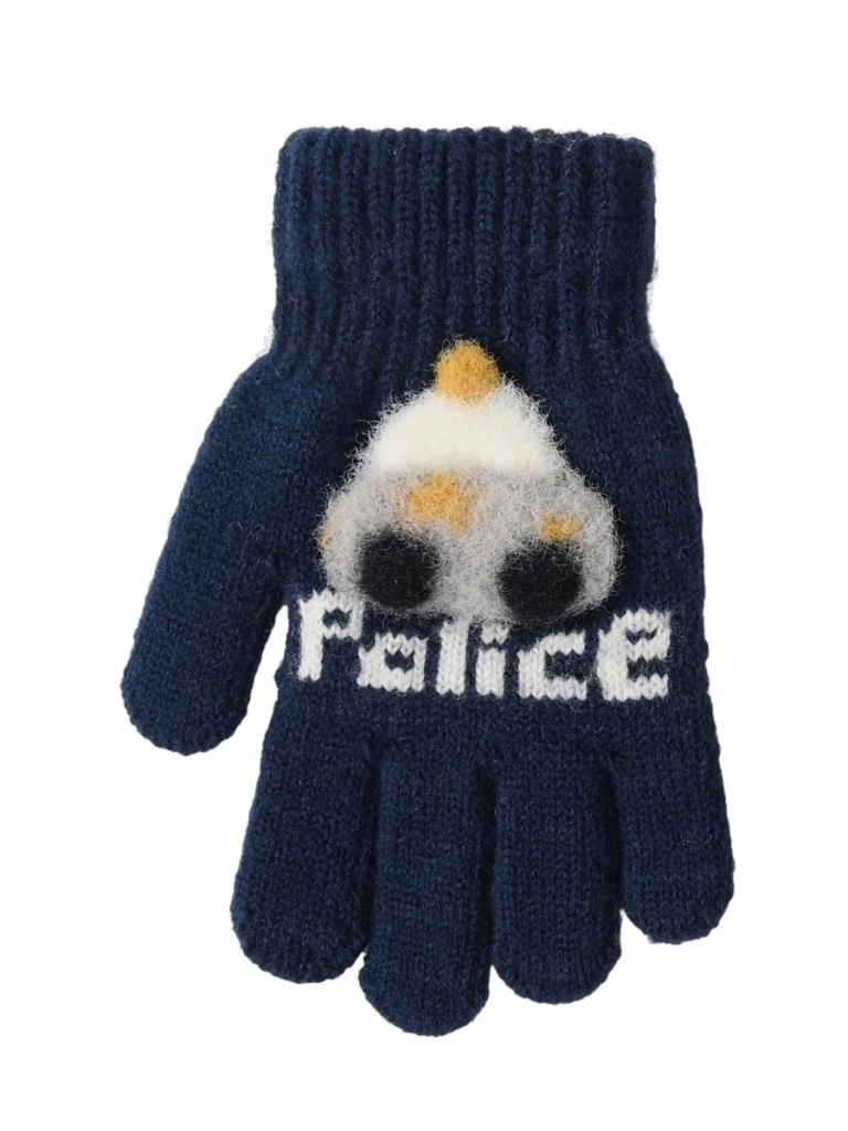 Rękawiczki żakardowe Police Rak, r. 15