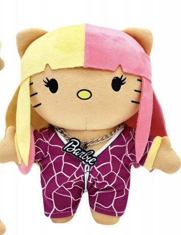 Pluszak Nicki Minaj Hello Kitty Miś Przytulanka Maskotka Rap Prezent