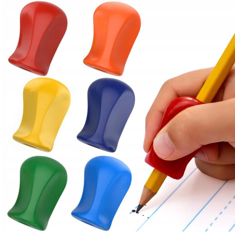 PENCIL WRITING OVERLAYS PEN 6 PACK CORRECTIVE RUBBER FINGERS