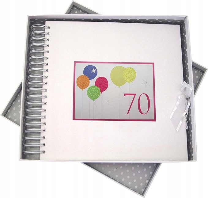 WHITE COTTON CARDS PAMIĄTKOWY ALBUM NA ZDJĘCIA