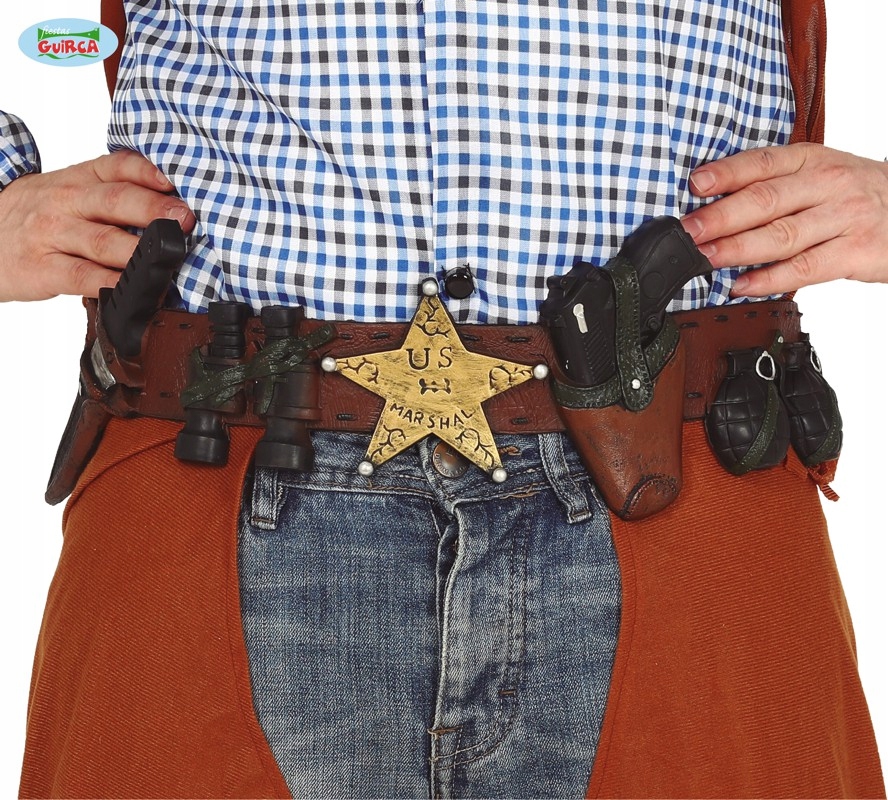 Pas Z kaburami kowboj