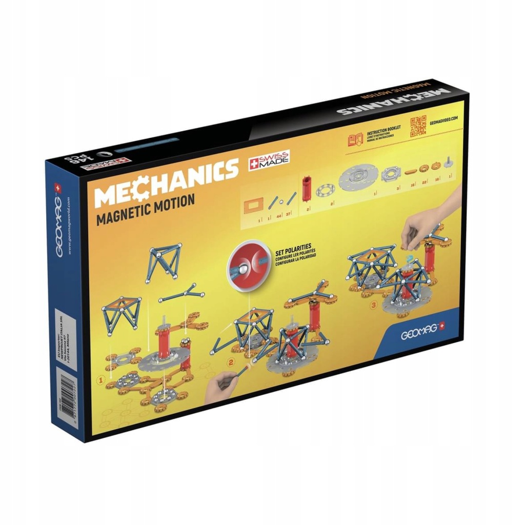 GEOMAG Klocki Magnetyczne Mechanics 146 el