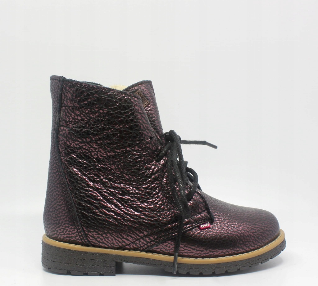 Buty dziewczęce EMEL E2515C-V7 bordowe - 30