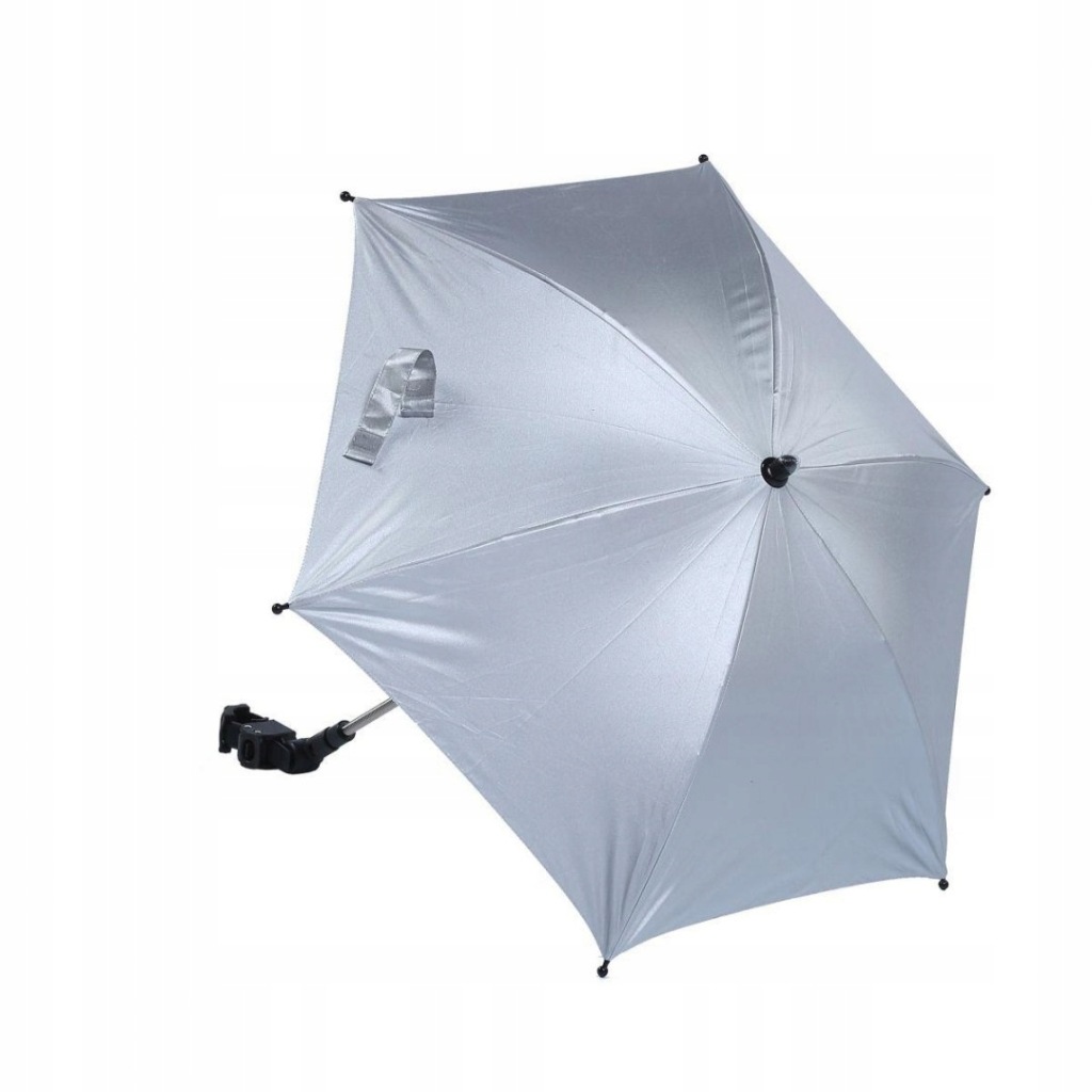 Parasol do wózka Titanium Baby 70 cm biały