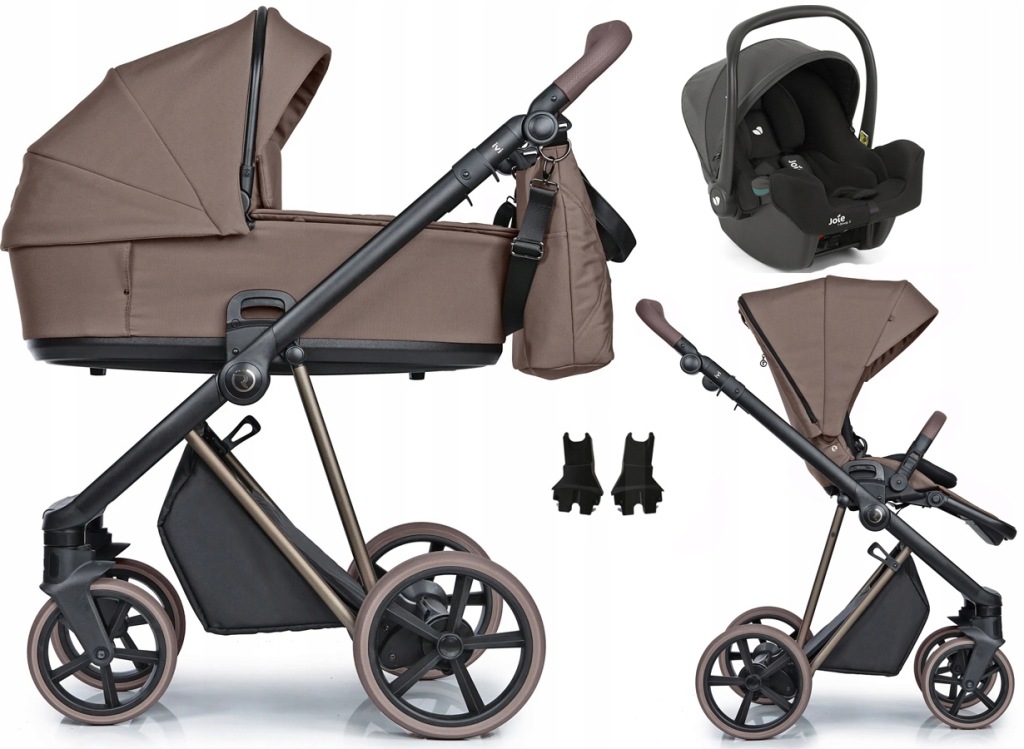 WÓZEK ROAN IVI 2.0 VINTAGE JOIE I-SNUG 2 3w1 ADAPTER Mocha Mousse