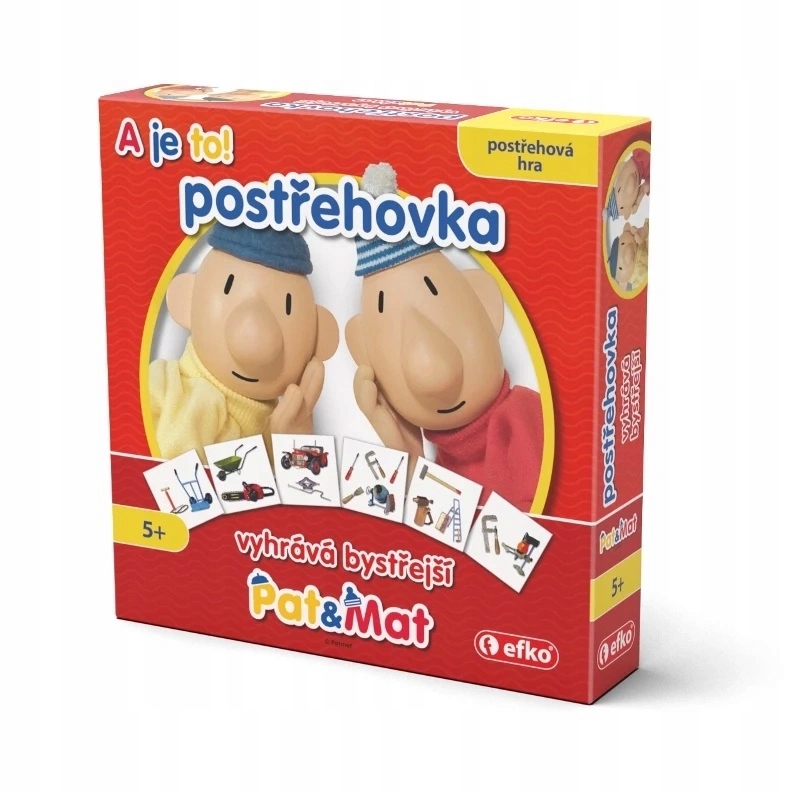 Gra planszowa Gra obserwacyjna Pat and Mat - gra obserwacyjna Efko