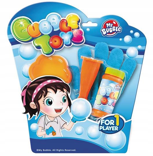 Zestaw baniek mydlanych z rękawicą MC My Bubble 324671