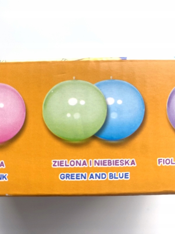 Epee Mega Bańka 90cm kolorowa 2 sztuki zielona i niebieska