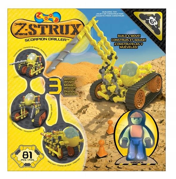 Zabawka konstrukcyjna Z-Strux Scorpion Driller Zoob 036-15020