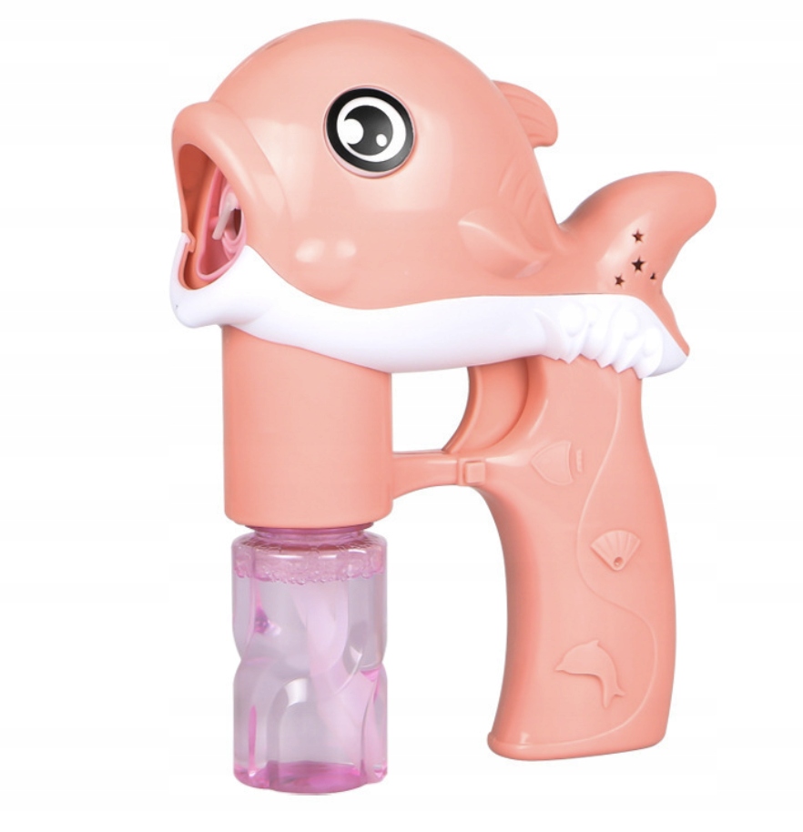 PISTOLET DO BANIEK MYDLANYCH DELFIN RÓŻOWY