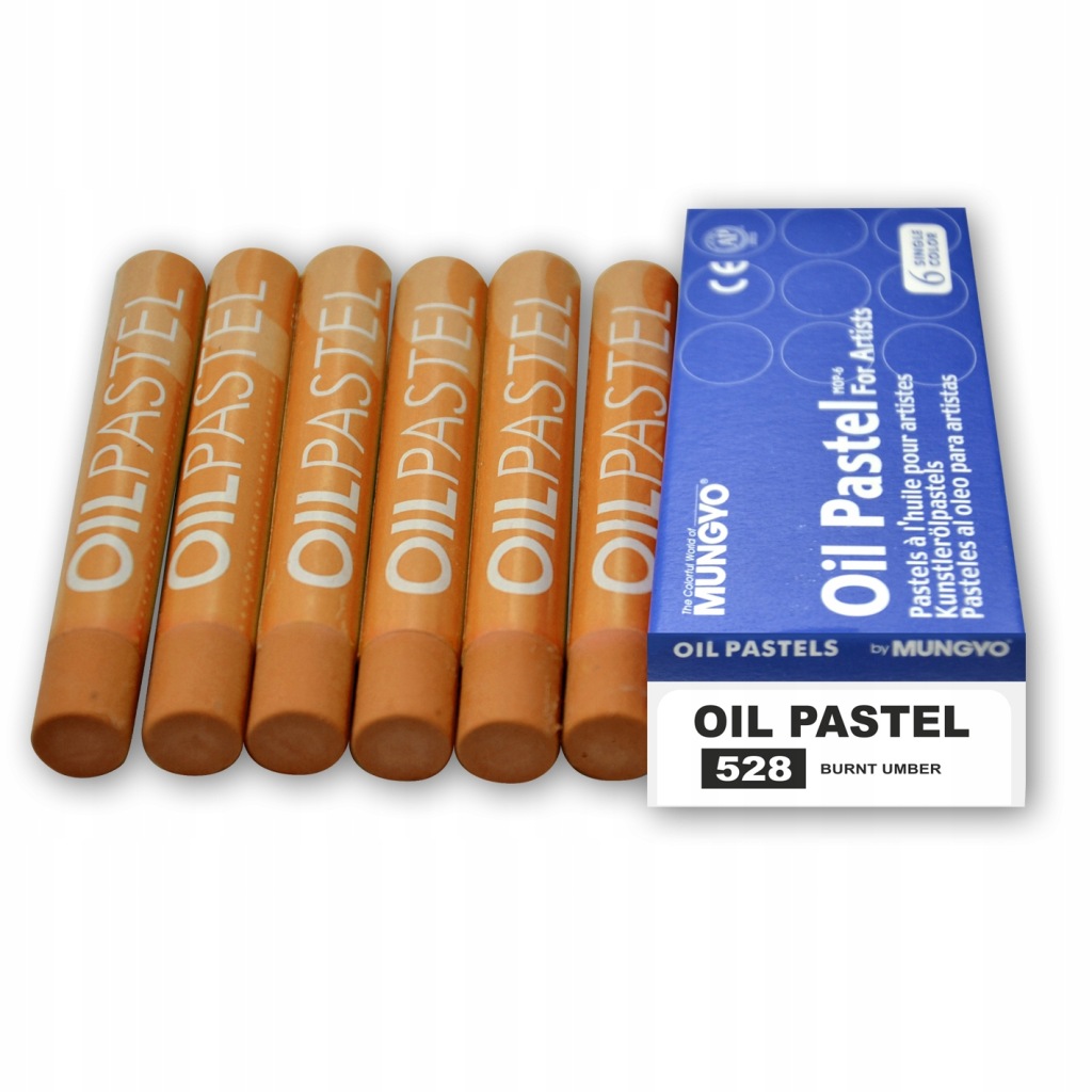 PASTELE OLEJNE MOP-6 KPL. 6 SZT. KOLOR 528 UMBRA SPALANA MUNGYO