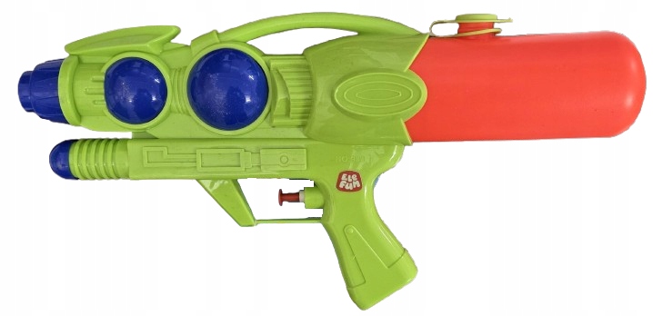 ELEFUN Pistolet na wodę sikawka broń 35 cm ZIELONY POMARAŃCZ 918