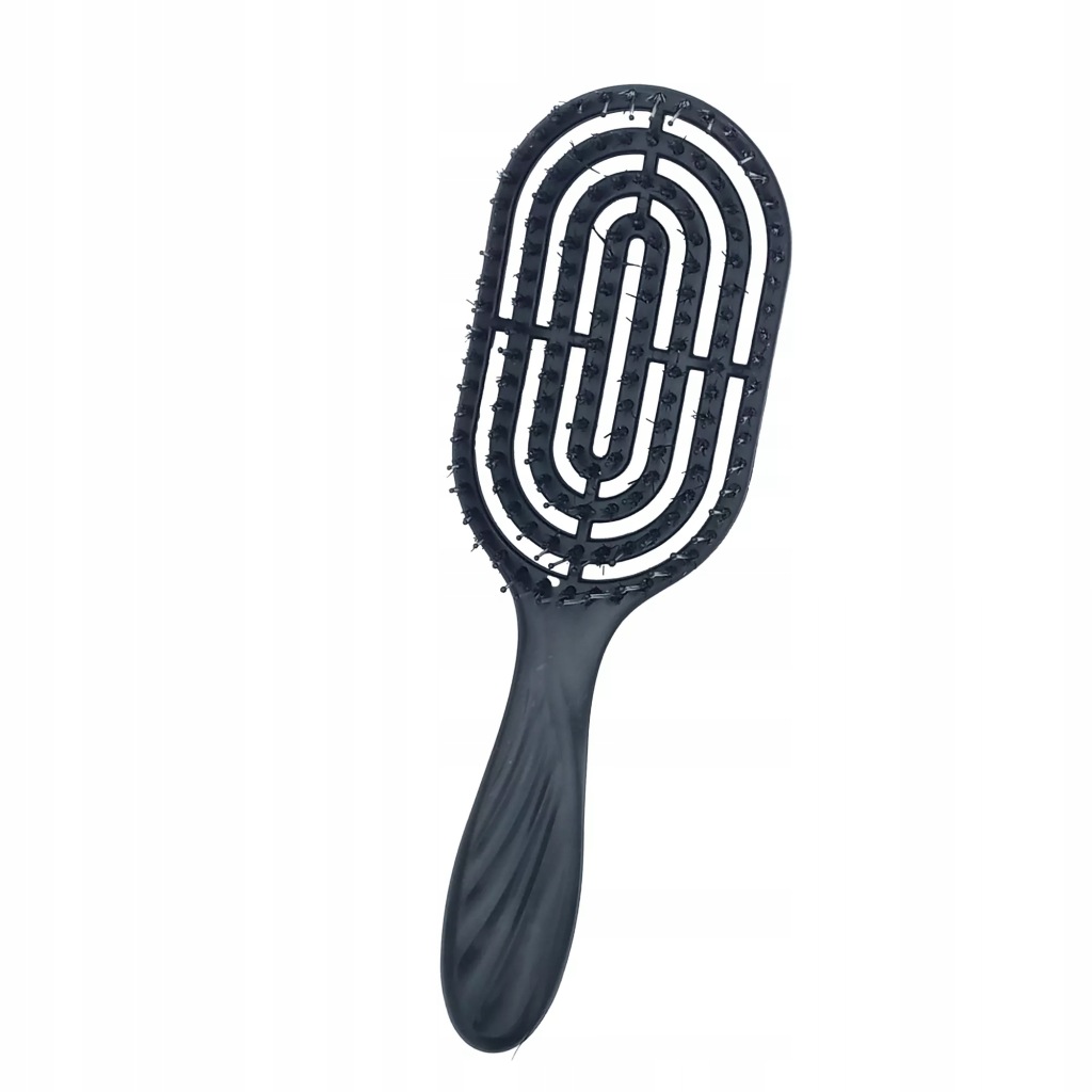 Szczotka do włosów profilowana czarna Black Hairbrush Michel Philippe