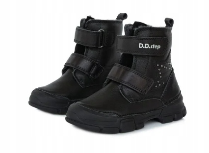Buty Zimowe D.D.Step wełna W056-711M Czarne roz. 29