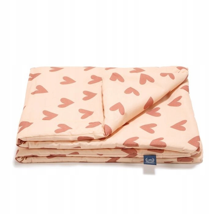 La Millou: HEARTBEAT PINK kołdra bawełniana L