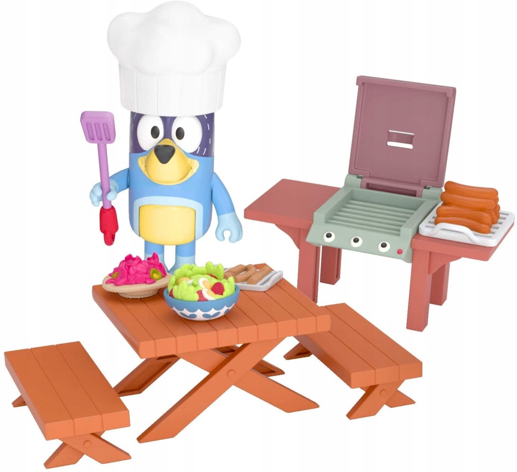 Zestaw Moose Toys Bluey Familly Backyard BBQ