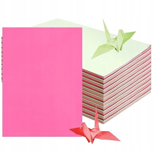 Papier kolorowy A4 500 arkuszy 70g/m² do rysowania origami ślubne