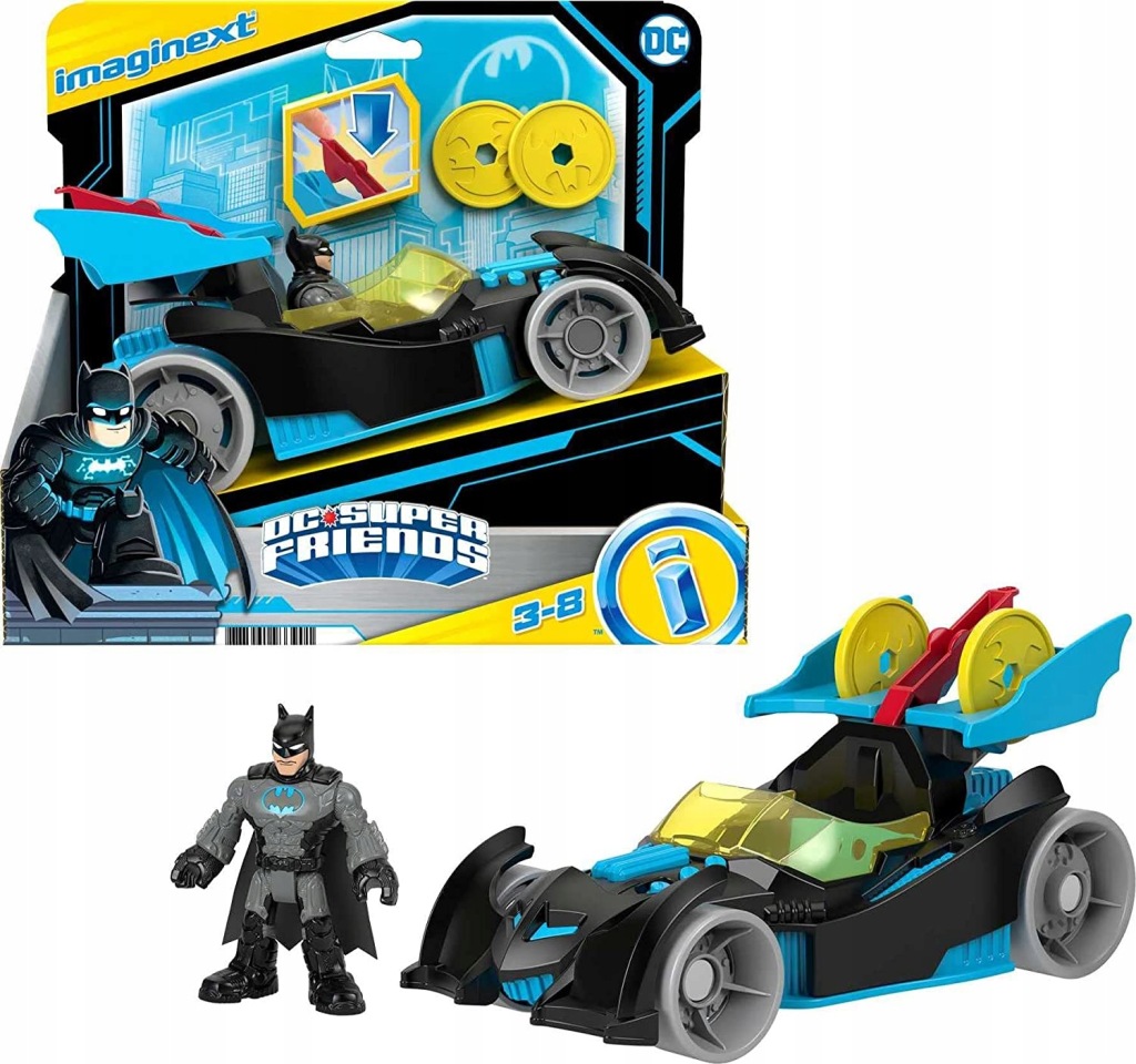 IMAGINEXT DC BAT-TECH RACING BATMOBIL I BATMAN