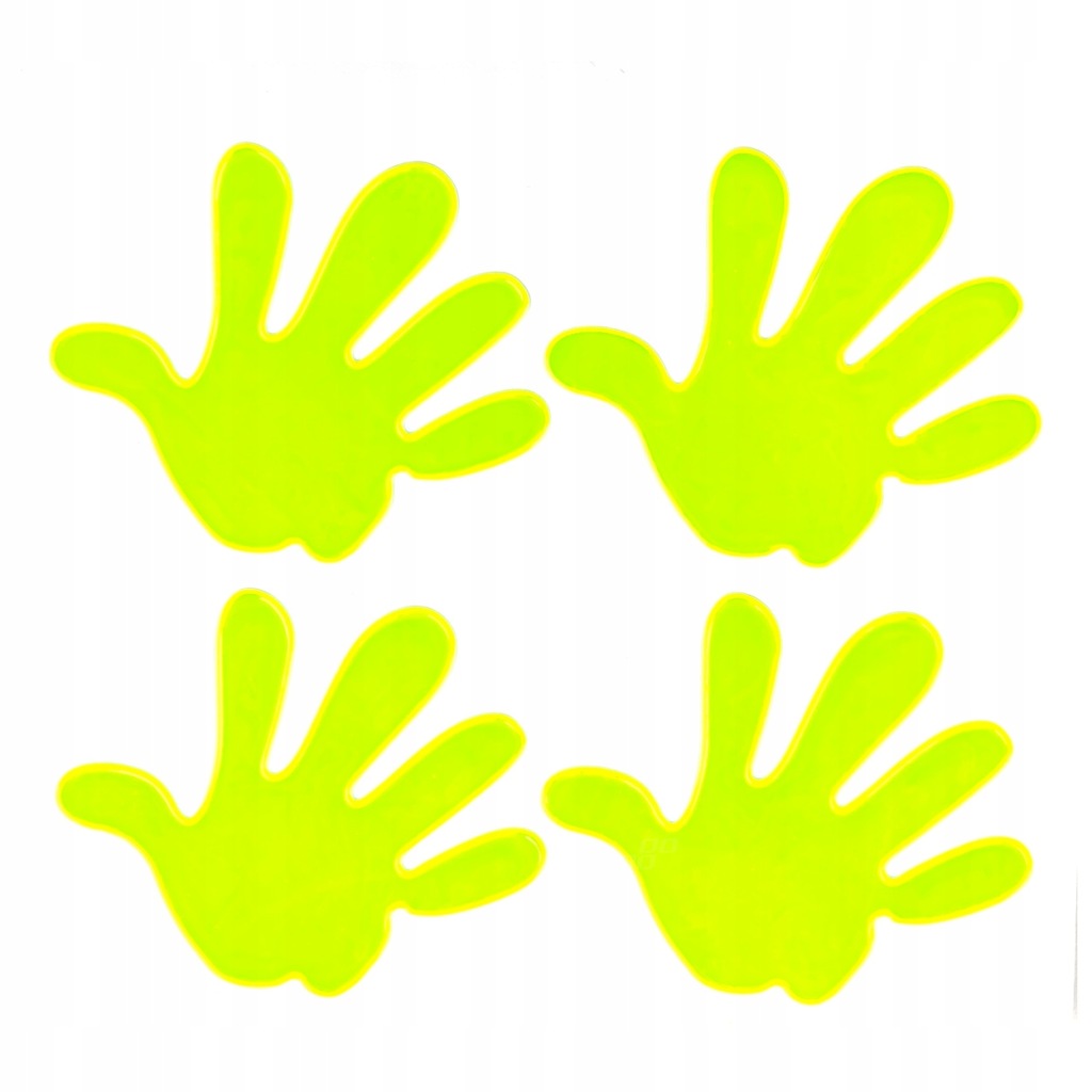 Naklejki fluorescencyjne odblaskowe ostrzegawcze dla dzieci AMIO-03942