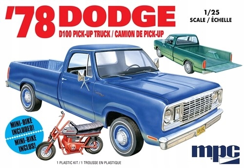 Model Plastikowy - Samochód 1:25 1978 Dodge D100 C