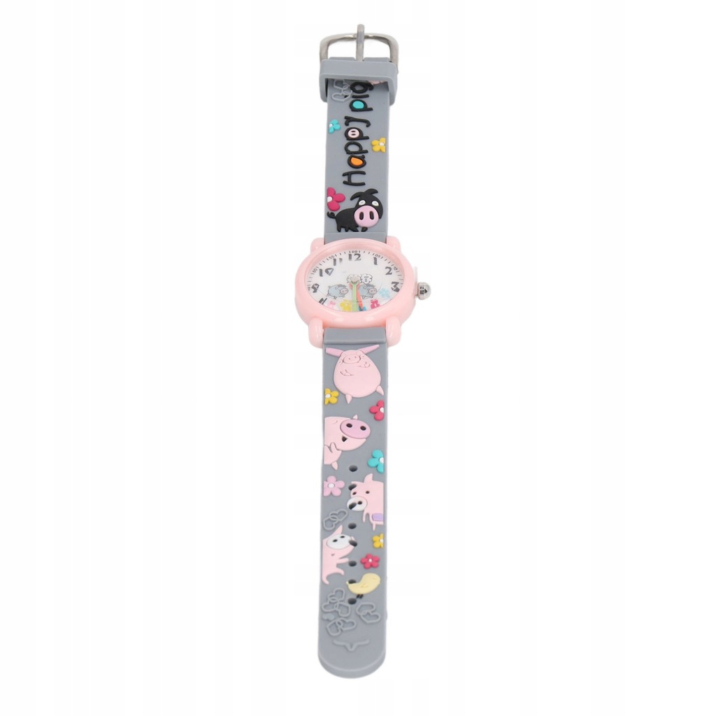 3D Cartoon Watch Toys Wyczyść skalę Śliczna świnia Dekoracja 2T