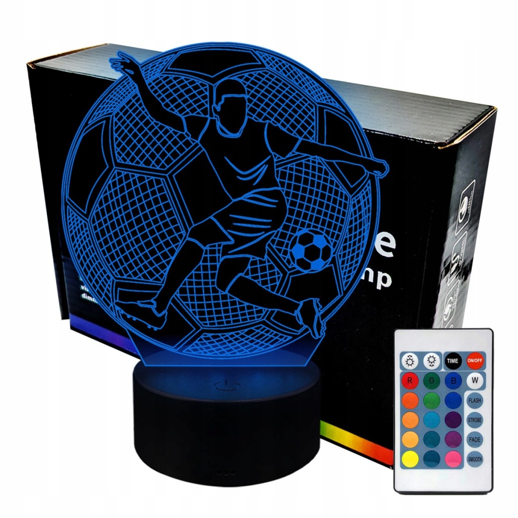Lampka nocna 3D Lamp wielokolorowy