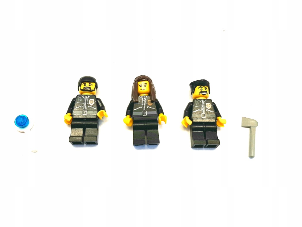 640g Lego ludzik policjant akcesoria zestaw