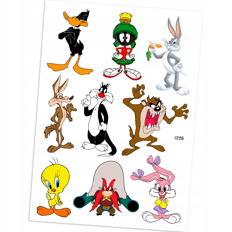 Naklejki klasyczne Looney Tunes Olechka Creation 1 szt.