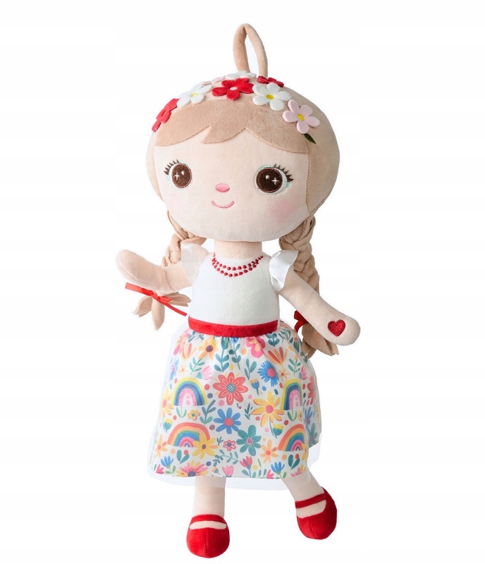Lalka szmacianka Metoo 50 cm personalizowana z imieniem