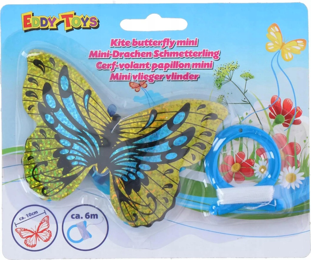 Latawiec Eddy Toys wielokolorowy 7,5 x 10 x 0,5 cm
