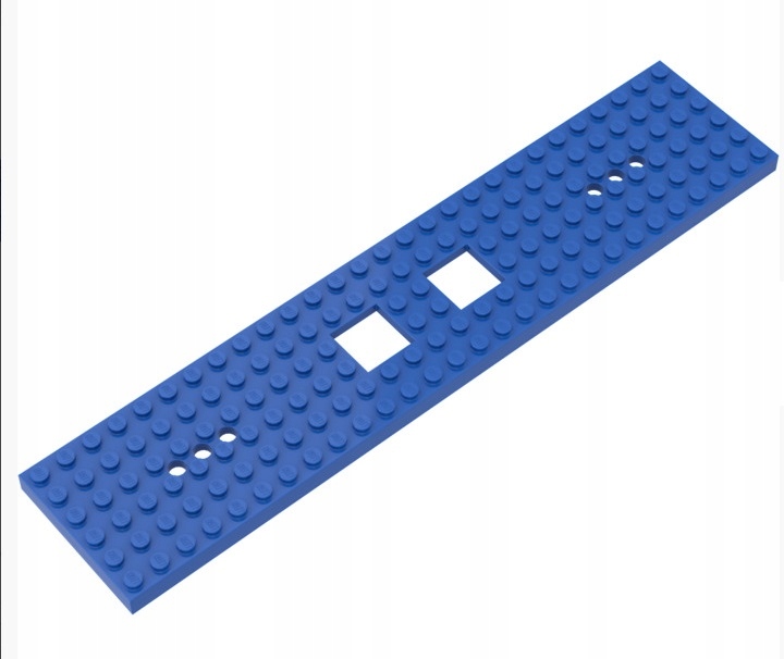 056c. LEGO 92339 Podłoga Wagonu 6x28 Niebieskia