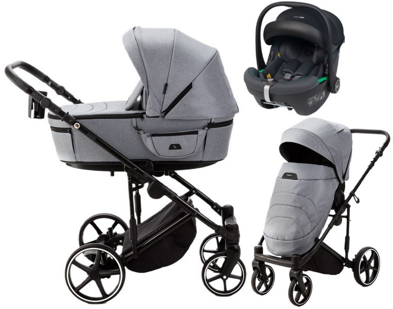 WÓZEK ADAMEX ZICO NEW 3w1 TK-60 FOTELIK BUZ