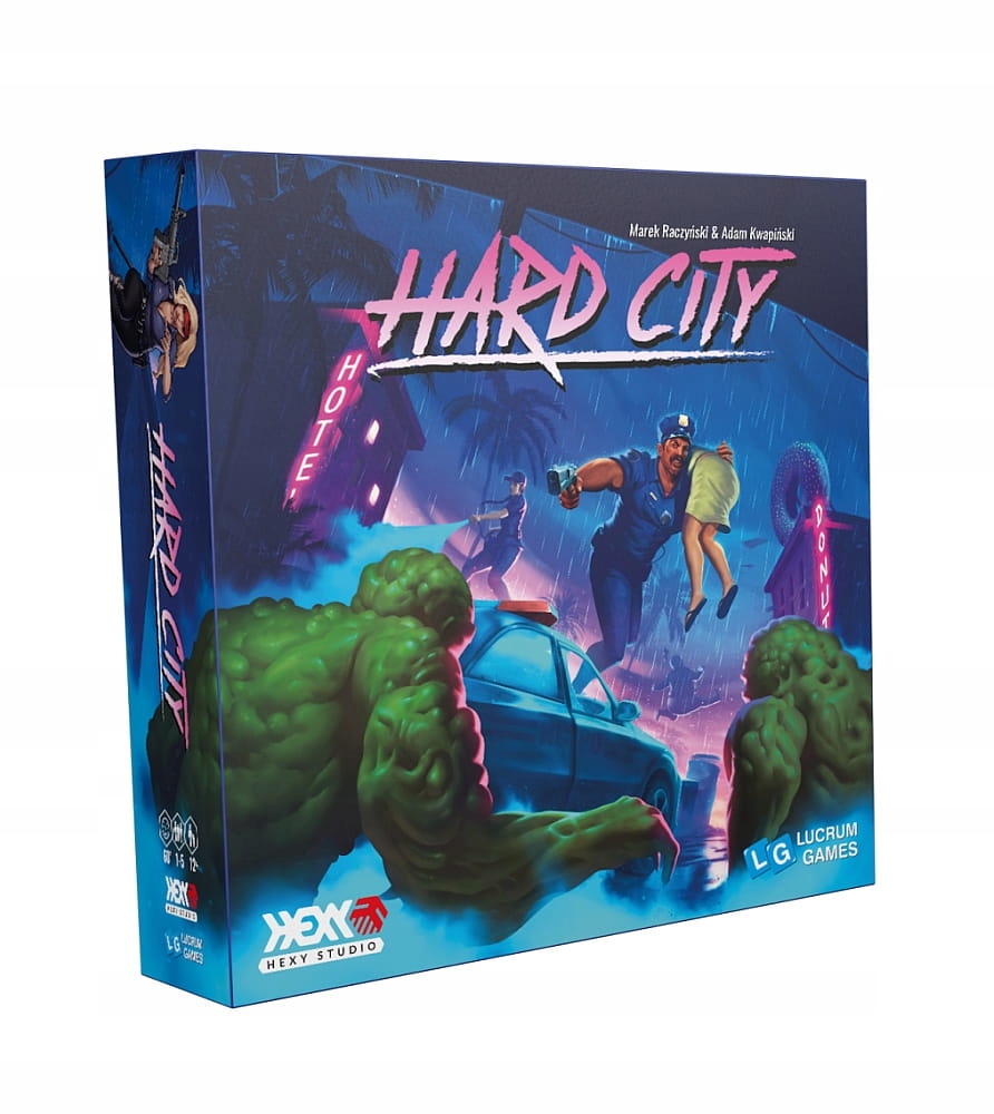 Gra planszowa Hard City (edycja polska) Lucrum Games