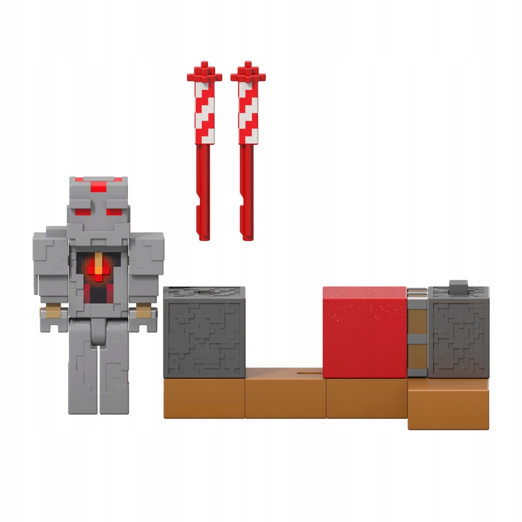 Minecraft Wyrzutnia fajerwerków + figurka Zestaw Zabawka 6+ JKK10