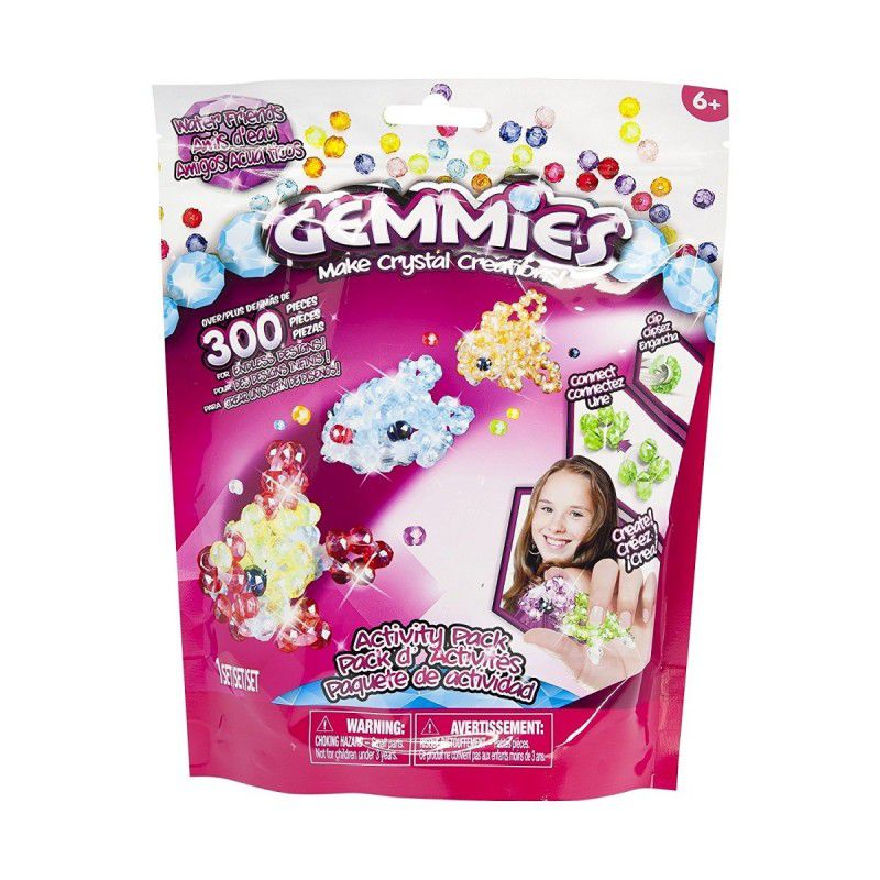 Zestaw kreatywny Duży zestaw Wodni przyjaciele 300 el. Gemmies GEM65081