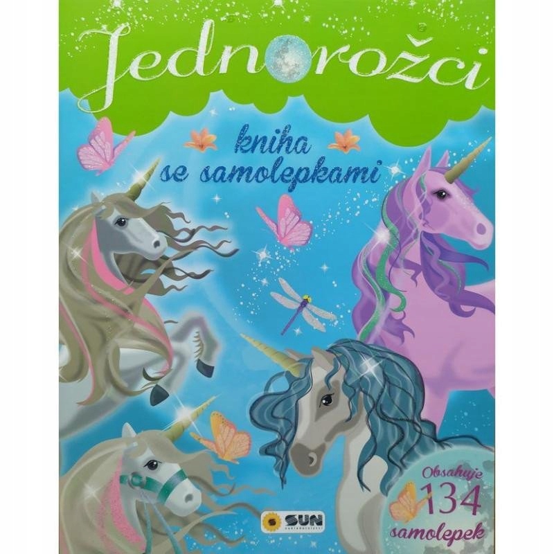 Jednorożce - Zielona Księga z naklejkami nie wymienione