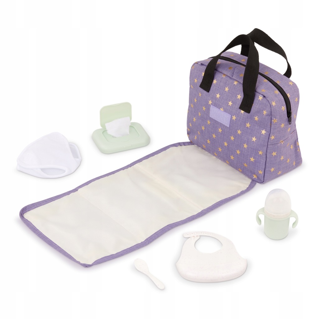 LullaBaby: Torba do przewijania z akcesoriami do karmienia lalki 7714