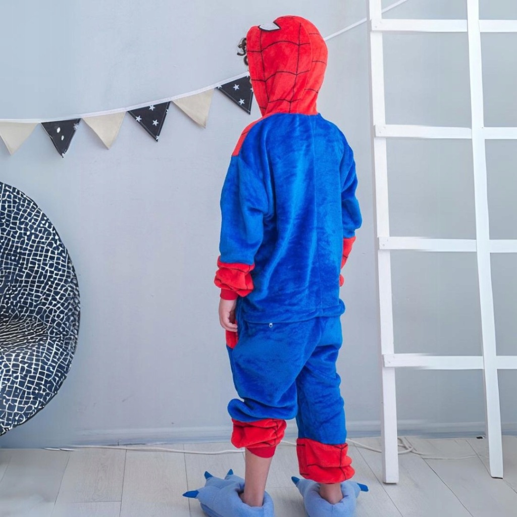 Piżama Onesie Kigurumi Kostium Przebranie Spider-Man 105-115cm